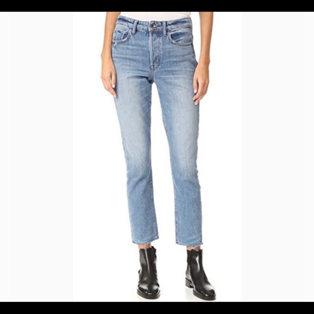 Helmet Lang High Rise Crop Slim